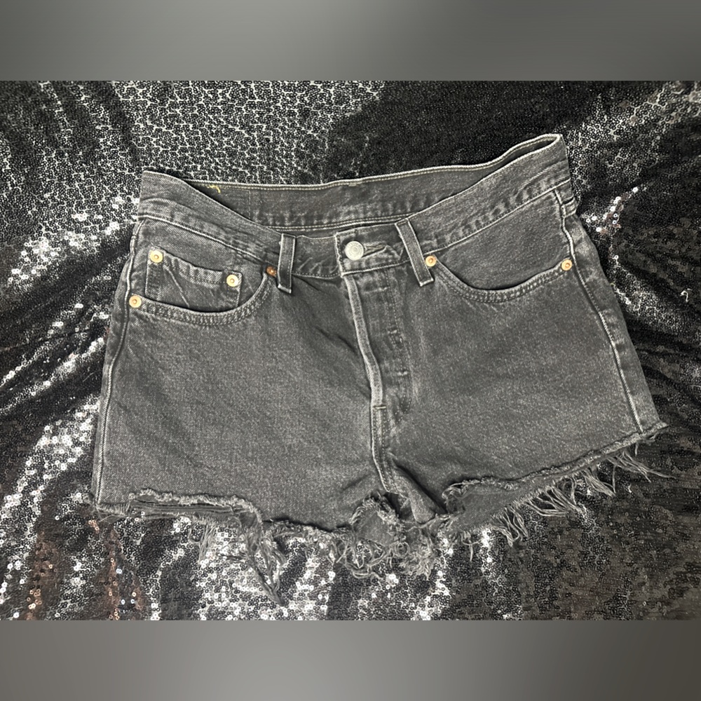 Levi’s Black Denim Shorts